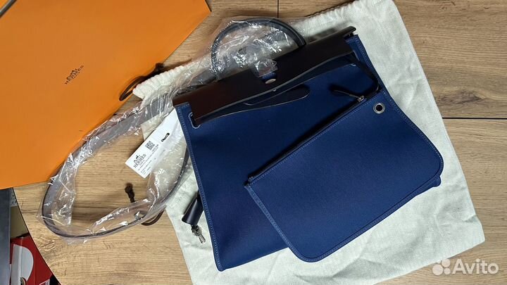 Сумка Hermes Herbag Zip 31 Deep Blue Y 2020