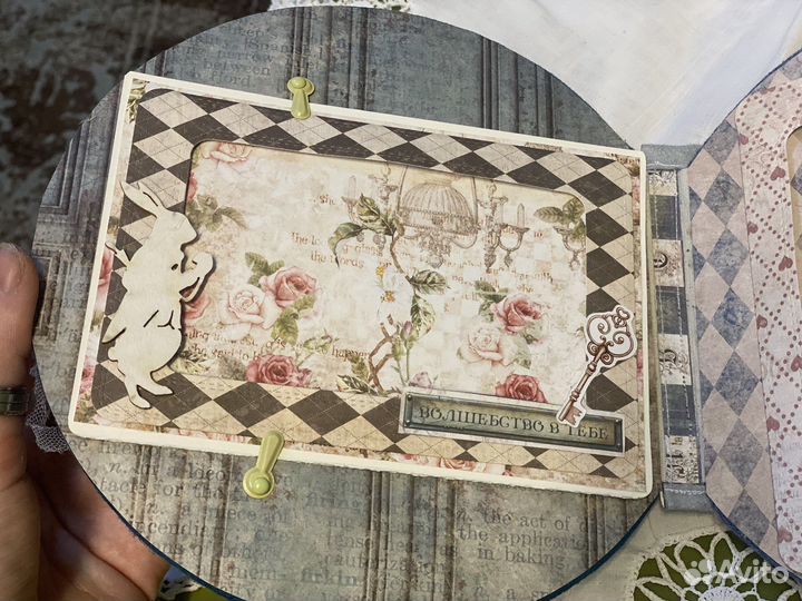 Фотоальбом ручной работы «Алиса» на заказ
