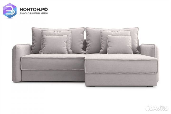 Диван угловой тик-так Антей бежевый