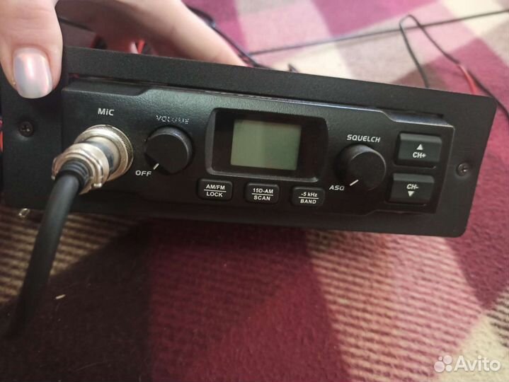 Автомобильная рация с антенной