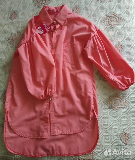 Платье рубашка для девочки