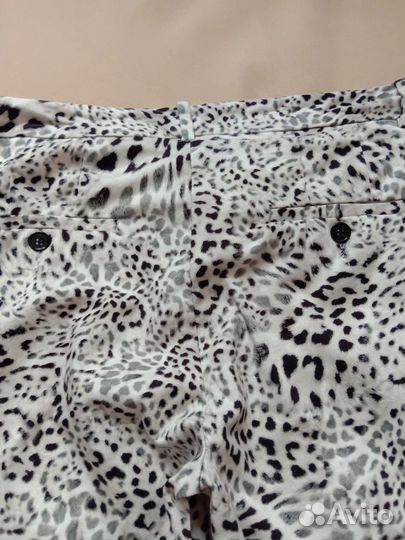 Брюки Zara леопардовые 42-44