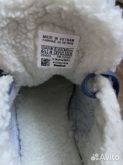 Кроссовки зимние reebok