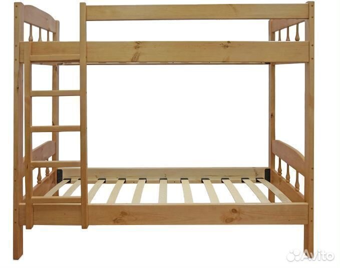 Кровать двухъярусная массив