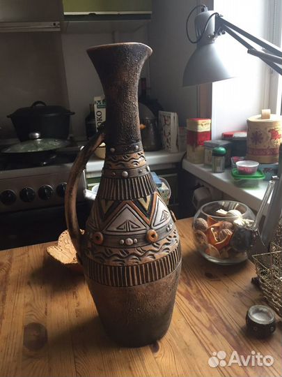 Ваза ручной работы, кисловодская керамика
