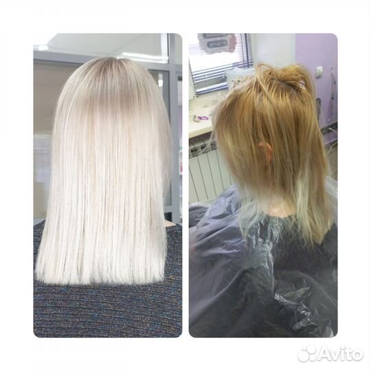 Сложное окрашивание волос