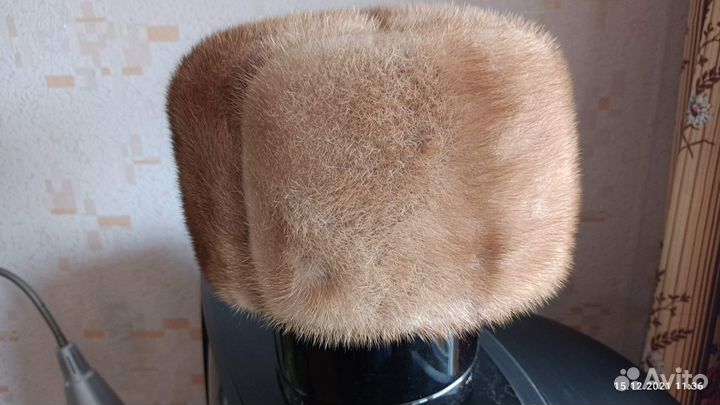 Норковая шапка мужская новая