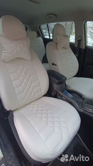 Чехлы на сиденья Фольксваген Т-5 2010г