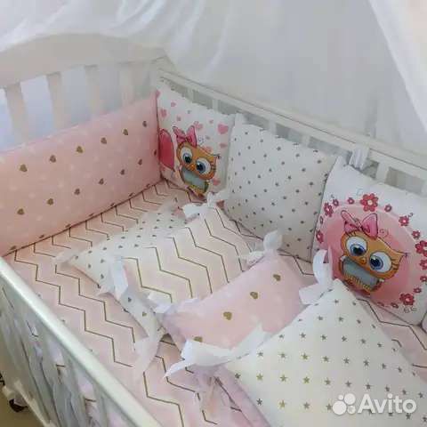 Бортики/комплект/постельное белье