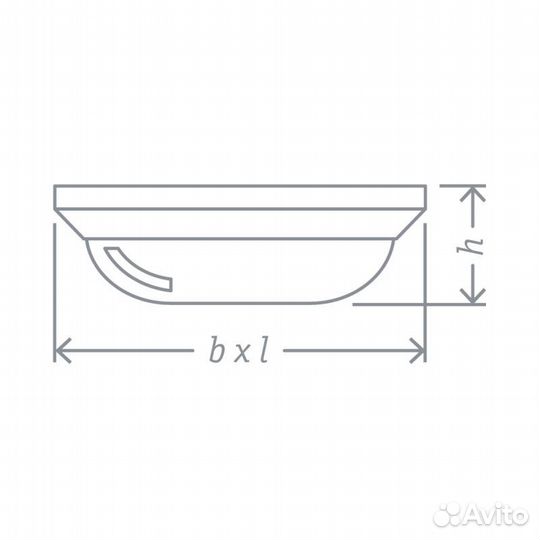 Светильник светодиодный 94 822 NBL-PO1-8-4K-WH-IP65-LED 8Вт 4000К IP65 700лм жкх поликарбонат овал б