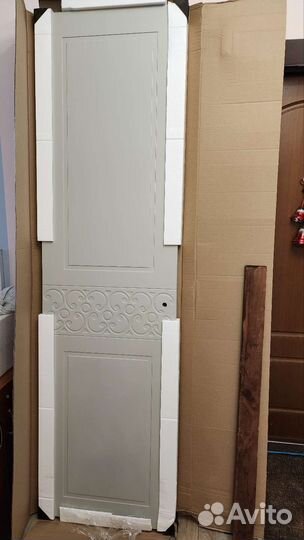 Двери серые Волховец (+наличники, добор)