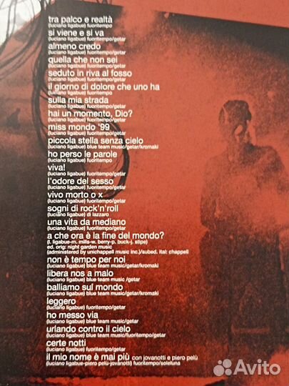 Диск DVD Luciano Ligabue (Италия) поп-рок