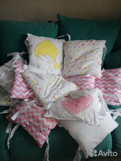 Бортики в детскую кроватку