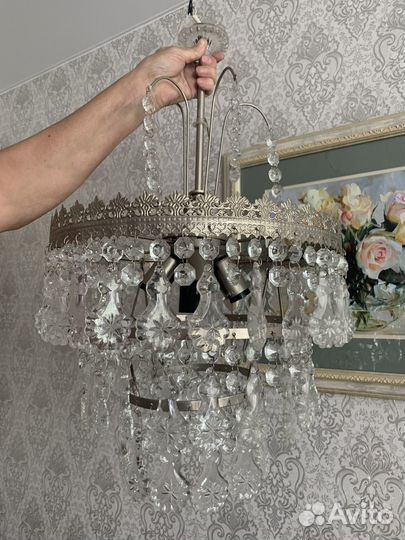 Люстра хрустальная