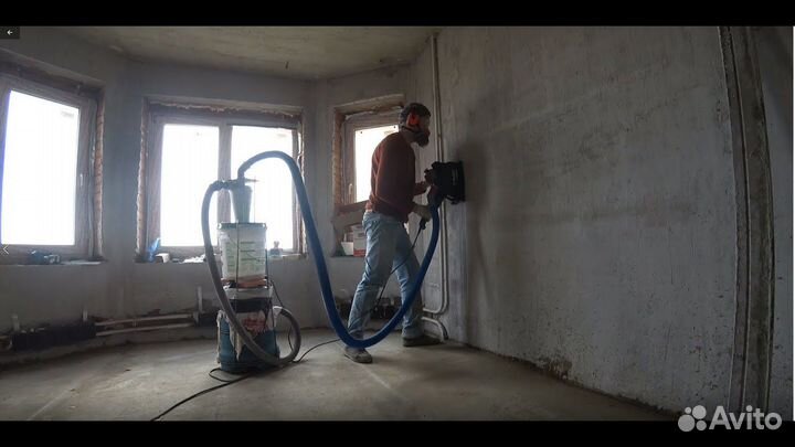 Аренда штробореза с пылесосом