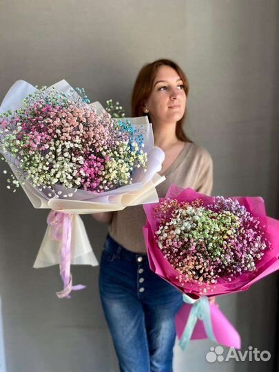 Букет из гипсофилы