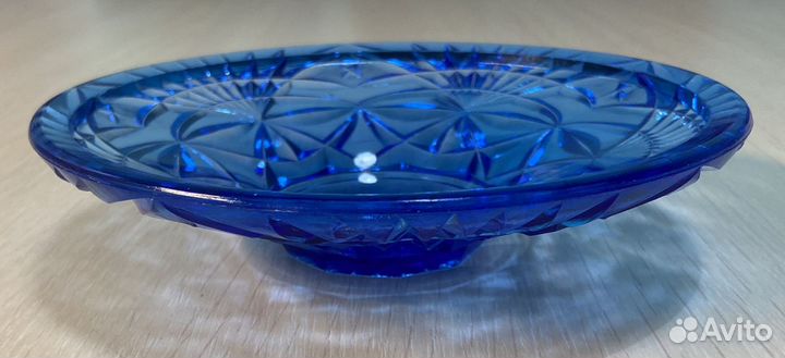 Ваза цветное стекло винтаж