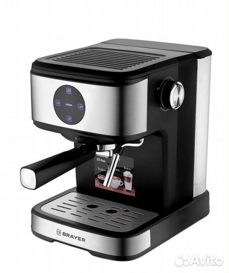 Кофеварка рожковая brayer