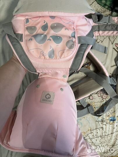 Рюкзак кенгуру переноска с хипситом