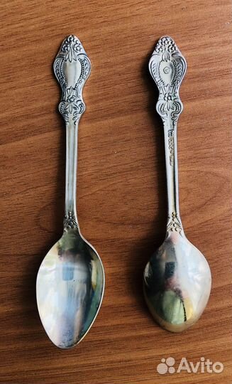 Набор посеребренных чайных ложек СССР