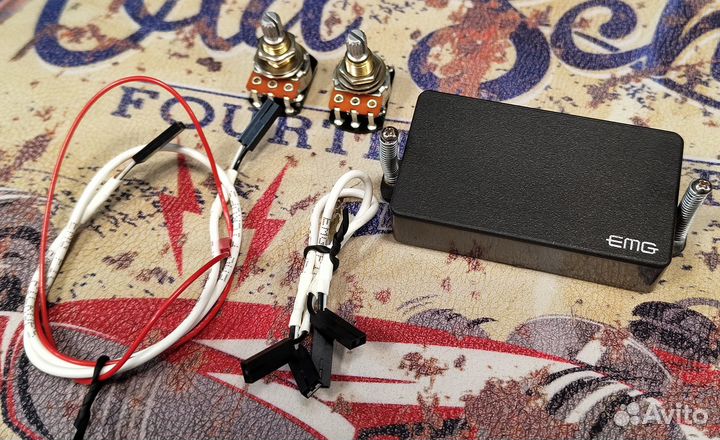 Звукосниматель, хамбакер, черный EMG 81BK