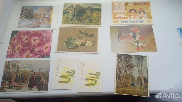 Открытки конверты СССР 60-70 годы
