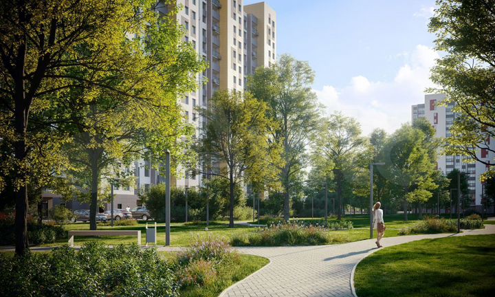 1-к. квартира, 42,5 м², 3/18 эт.