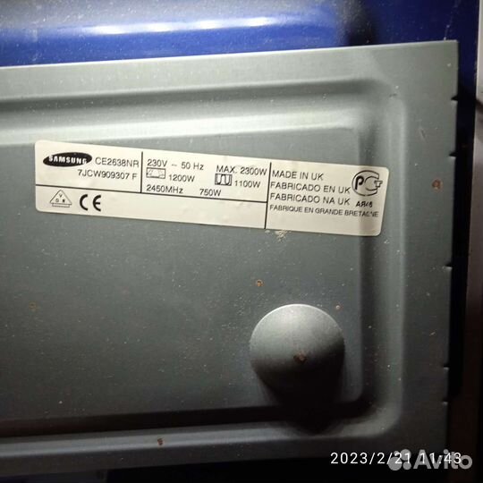 Микроволновая печь Samsung на запчасти