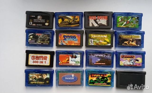 Картриджи для Game boy Advance
