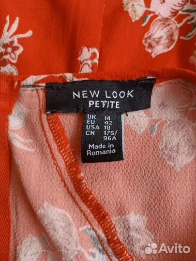 Платье красное New Look L