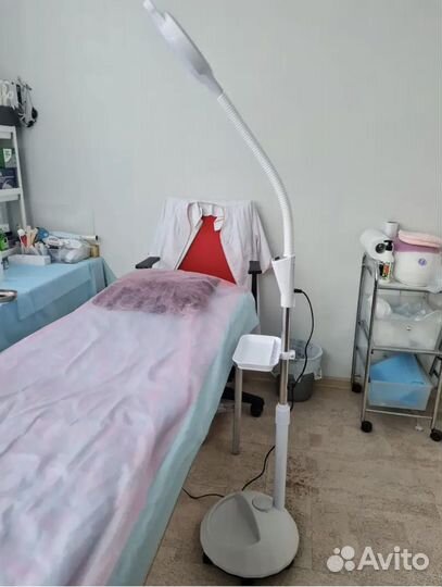 Лампа лупа напольная