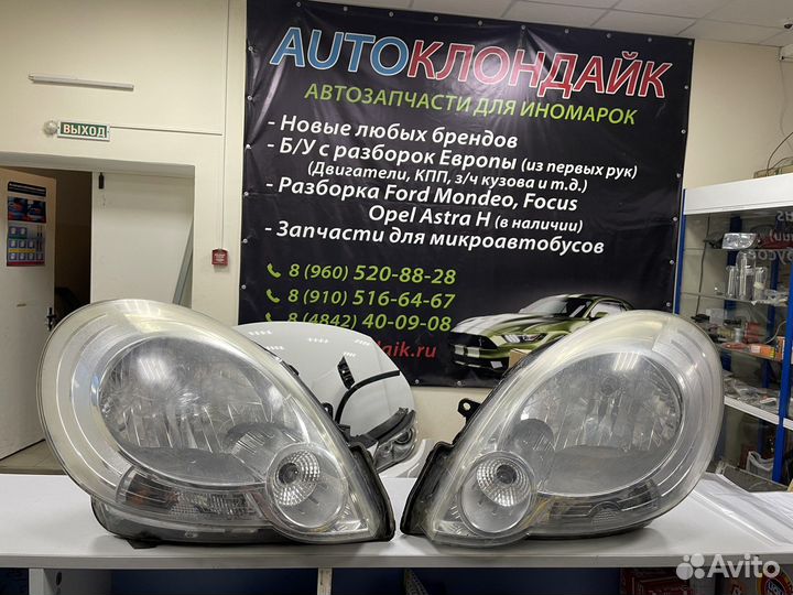 Renault kangoo 2 фара правая и леввя