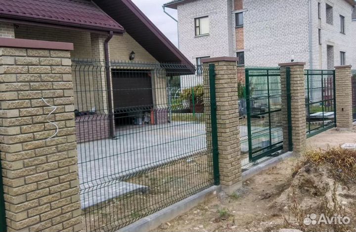 Забор из 3D сетки качественно под ключ