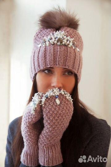 Шапка и варежки