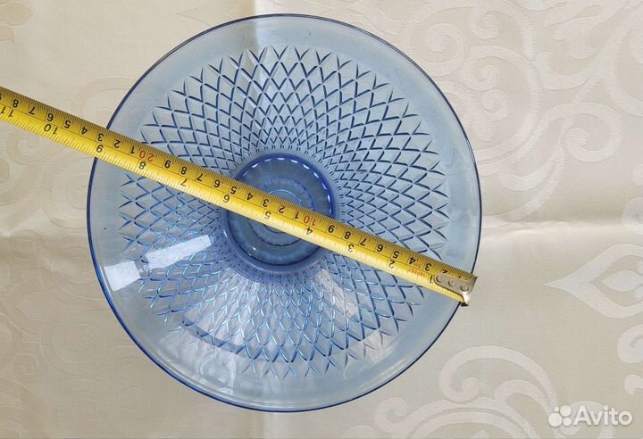 Салатник цветное стекло СССР