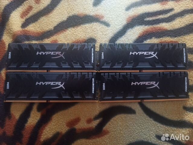 Kingston HyperX Predator ddr4 4/16 3200 мгц