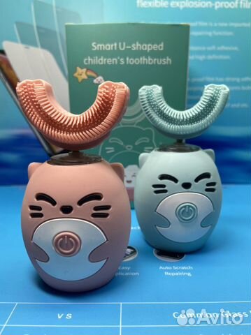 Электрическая детская зубная щетка smart U