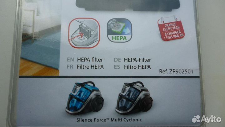 Моторный фильтр hepa13 для Rowenta, Tefal ZR902501