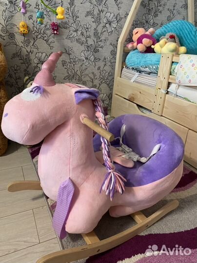 Детская лошадка качалка