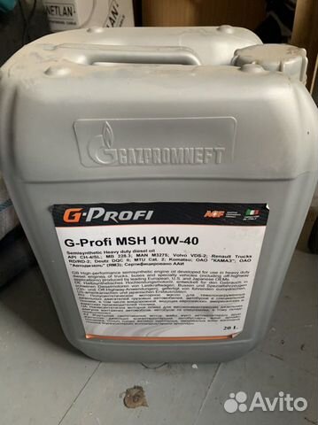 Моторное масло G-profi MSH 10W-40