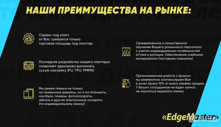 Плоттер для гидрогелевой пленки