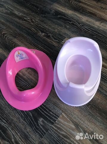 Горшок и сидушка на унитаз детские