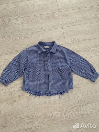 Рубашка в клетку zara
