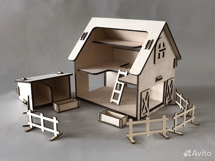 Кукольный домик ферма