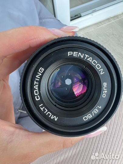 Объектив multi coating 1.8/50 pentacon auto