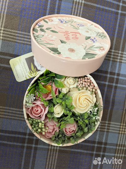 Мыло ручной работы цветы