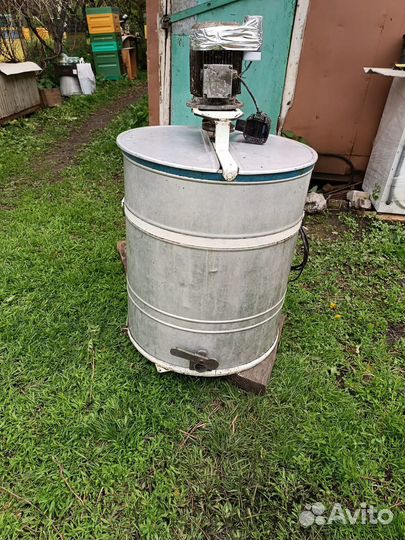 Медогонка 3 рамочная электрическая алюминиевая