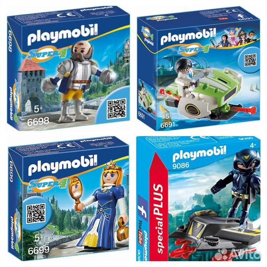 Playmobil 6691, 6698, 6699, 9086
