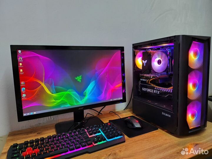 Игровой компьютер i7 11700f/1660super/16гб