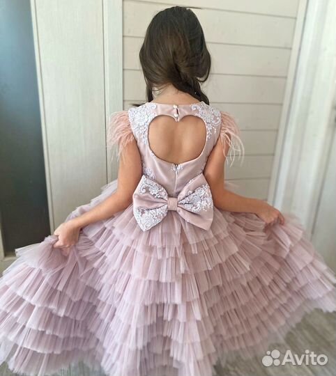 Нарядное платье для девочки на выпускной 122